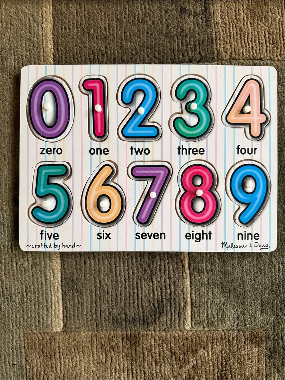 Melissa and Doug  . TWO educational learning wooden boards for kids.